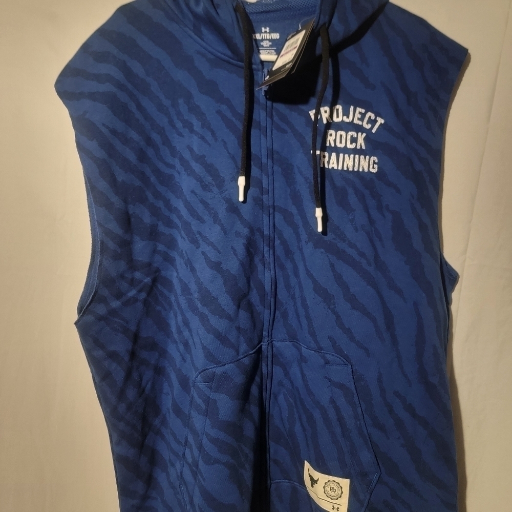 Under Armour Project Rock Rival Training Hoodie Mens Size XXL 1377444-471